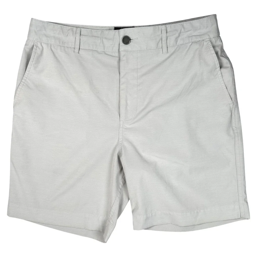 Faherty All Day Shorts Mens 31 Gray 6.5